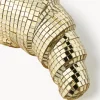 Oggetto decorativo scintillante Disco Croissant