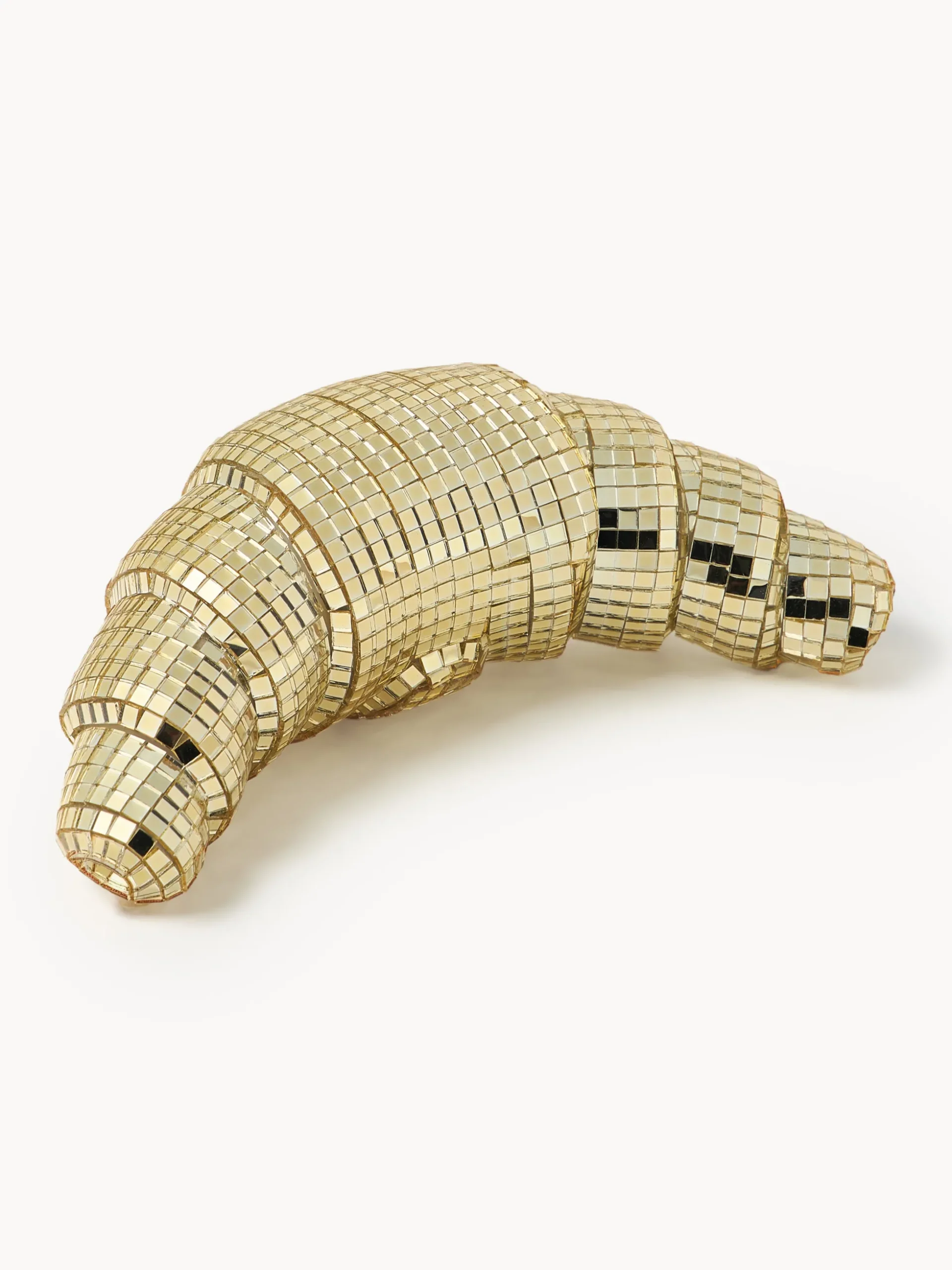Oggetto decorativo scintillante Disco Croissant
