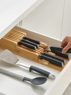Organizer per coltelli in bambù DrawerStore