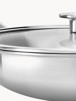 Padella wok argentata KitchenAid