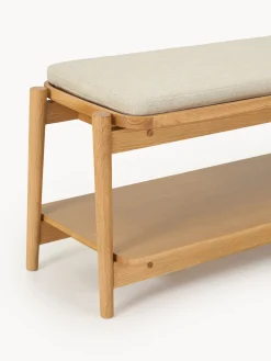 Panca imbottita con scarpiera Libby