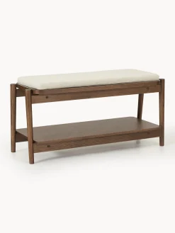Panca imbottita con scarpiera Libby