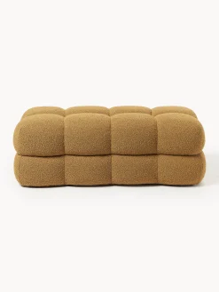 Panca imbottita in bouclé Ellie
