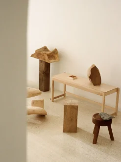 Panca in legno di betulla 01
