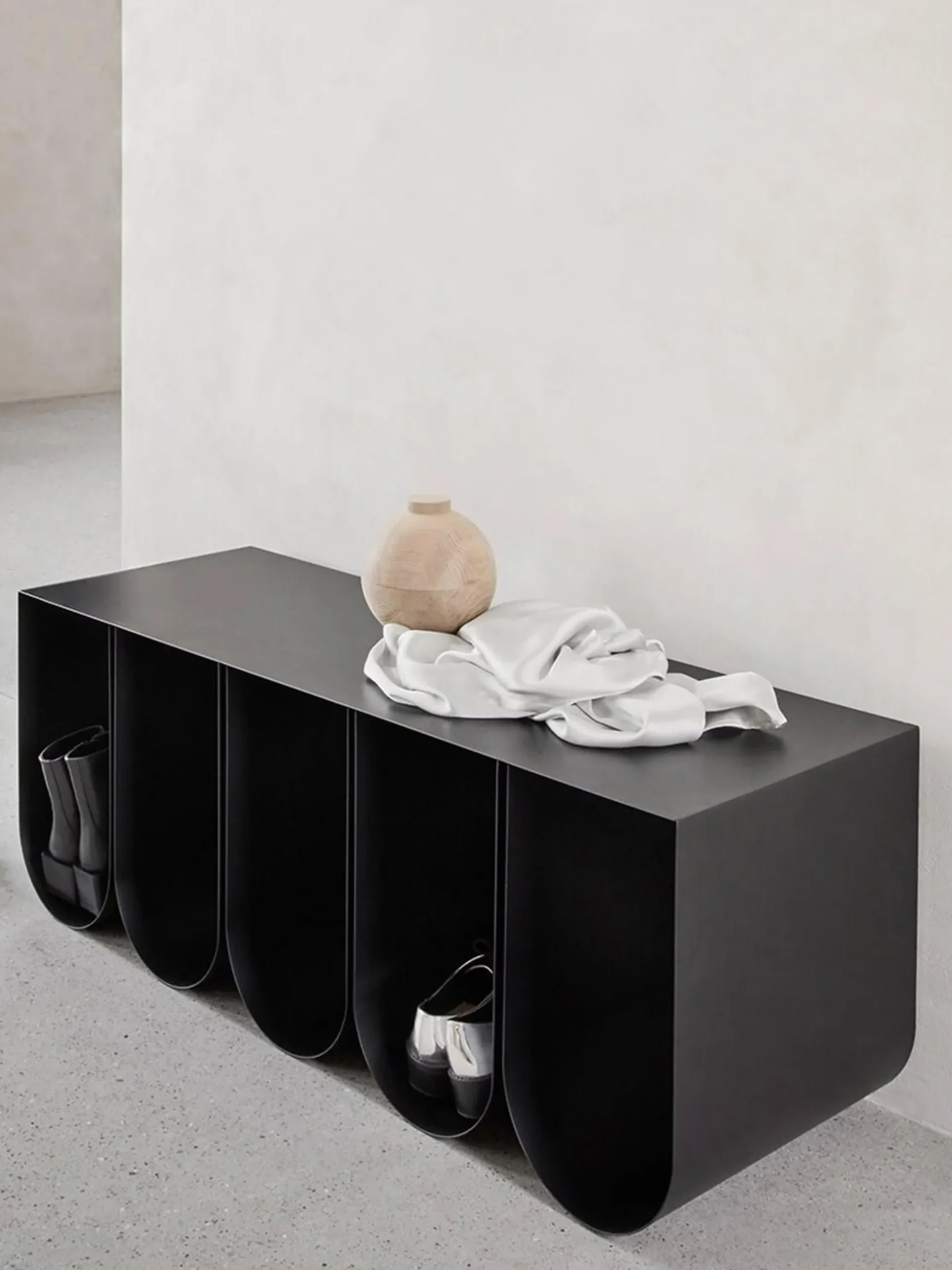 Panca in metallo Curved