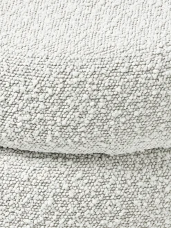 Panca piccola imbottita in bouclé con vano contenitore Alto