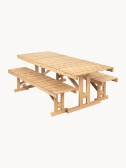 Panca pieghevole da giardino in legno di teak BM1871