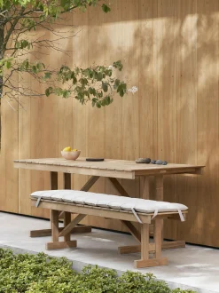 Panca pieghevole da giardino in legno di teak BM1871