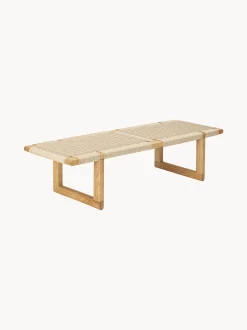 Panca con seduta intrecciata BM0489