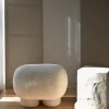Panca fatta a mano con rivestimento in pelle di pecora Big