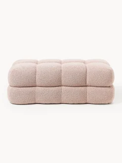 Panca imbottita in bouclé Ellie