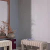 Panca imbottita in bouclé Frex