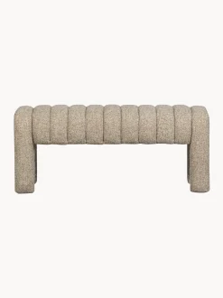 Panca imbottita in bouclé Frex