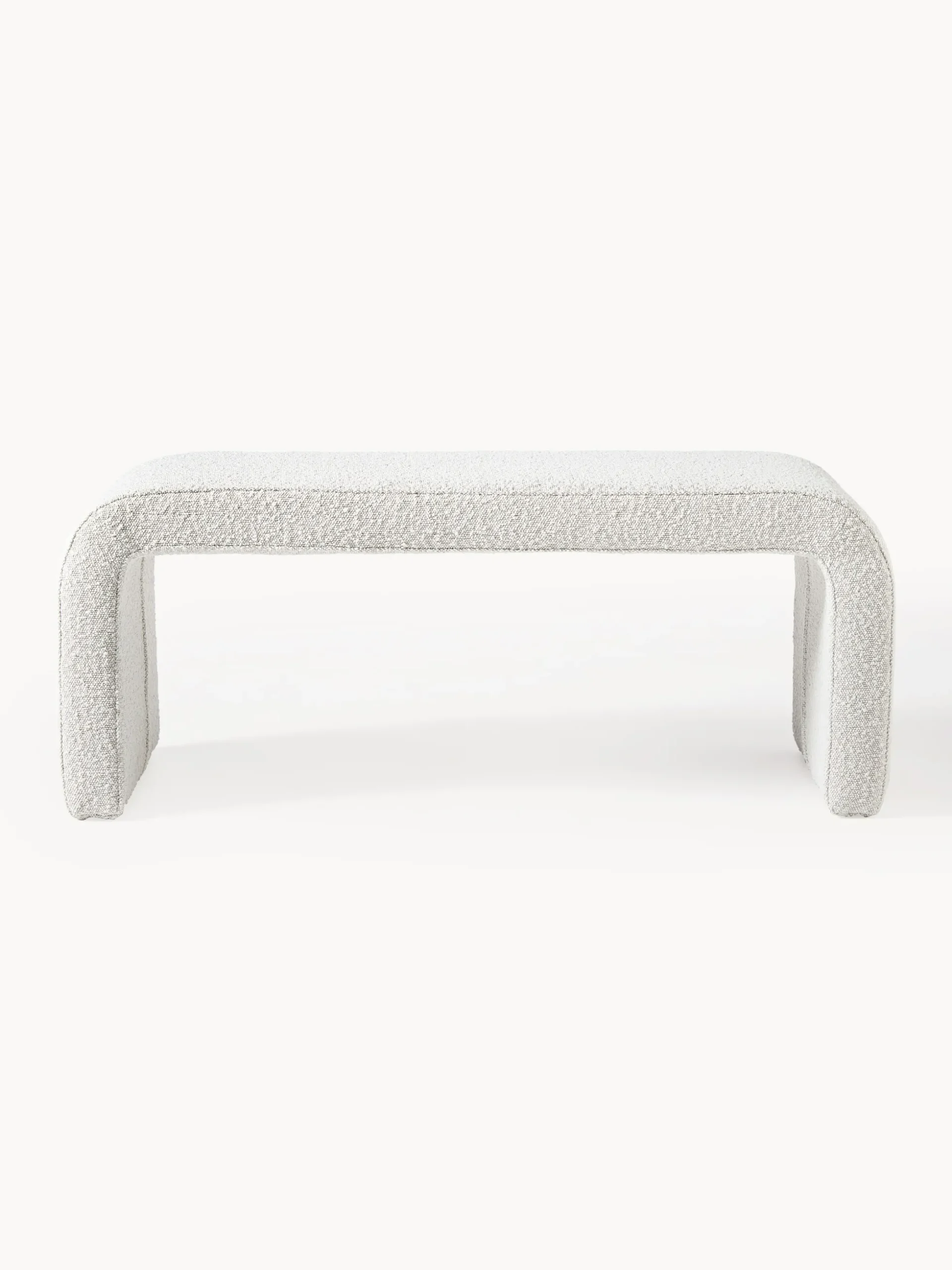 Panca imbottita in bouclé Penelope