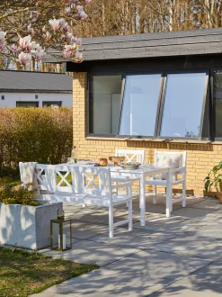 Panca Outdoor in legno di mogano Rosenborg