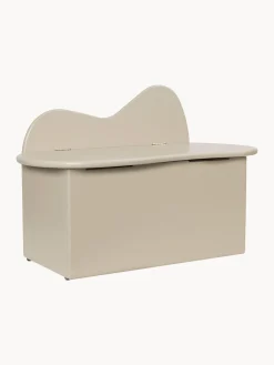 Panca per bambini in legno con vano contenitore Slope