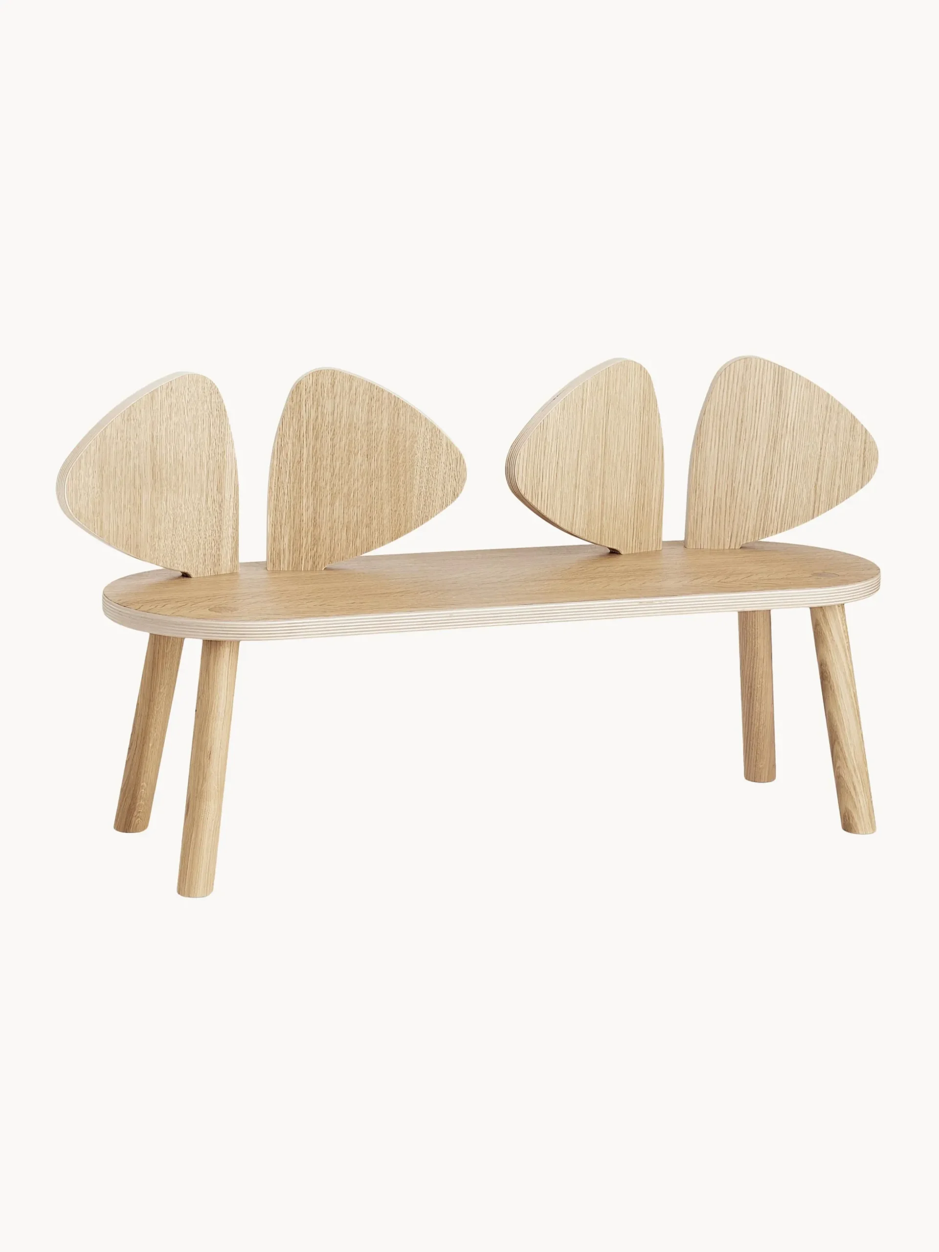 Panca per bambini in legno Mouse