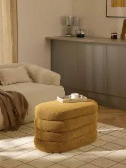 Panca piccola imbottita con vano contenitore Alto
