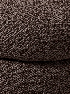 Panca piccola imbottita in bouclé con vano contenitore Alto