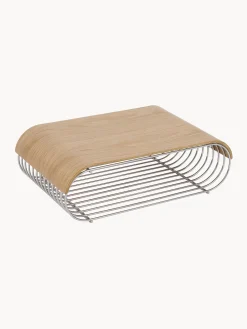 Pannello in legno di quercia per mensola da parete Curva
