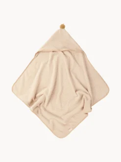 Panno per bambini con cappuccio Latte