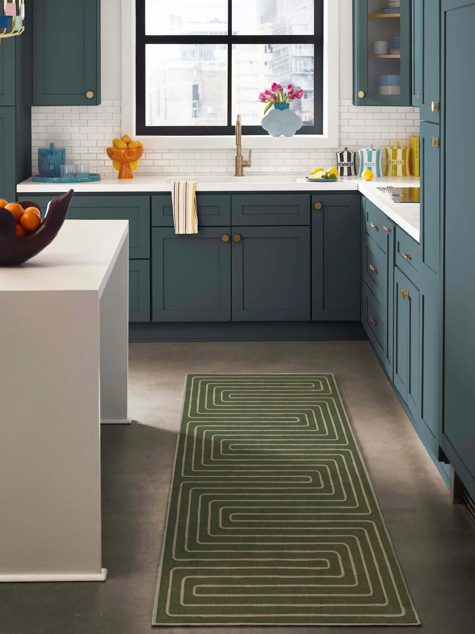Passatoia a pelo corto lavabile Labyrinth by Jonathan Adler