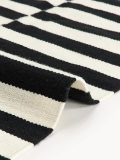 Passatoia kilim a righe tessuta a mano Donna