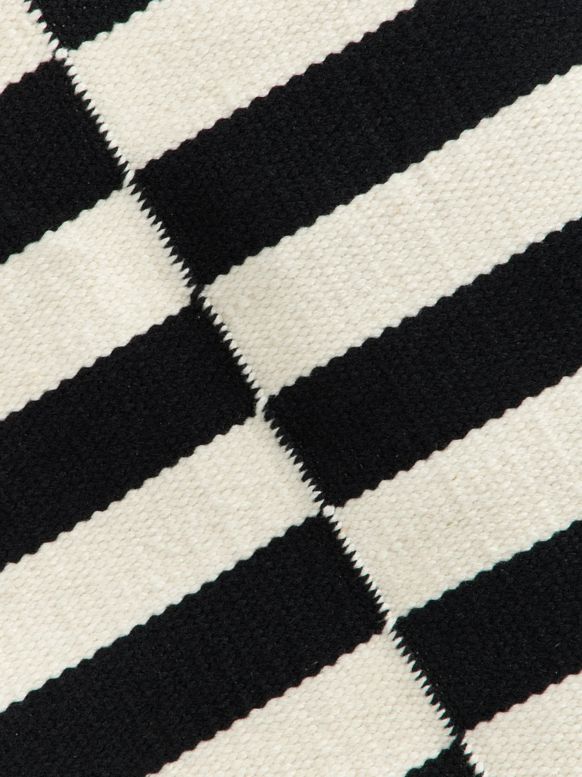 Passatoia kilim a righe tessuta a mano Donna