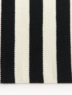 Passatoia kilim a righe tessuta a mano Donna