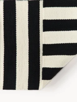 Passatoia kilim a righe tessuta a mano Donna