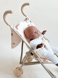 Passeggino per bambole con tracolla e borsa per il trasporto Lemon