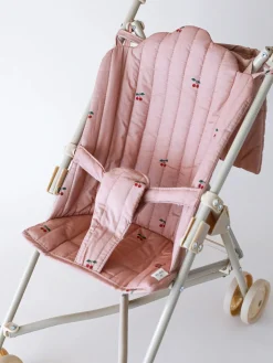 Passeggino per bambole con tracolla e borsa per il trasporto Cherry Blush