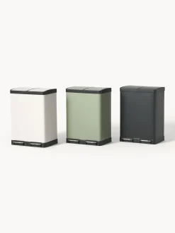 Pattumiera con funzione a pedale Rafa, 2 x 30 L