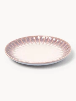 Piatti da colazione fatti a mano con smalto reattivo Vinci 4 pz