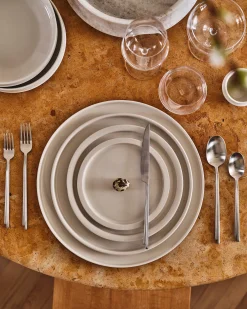 Piatti da colazione in porcellana con smalto reattivo Dune 2 pz