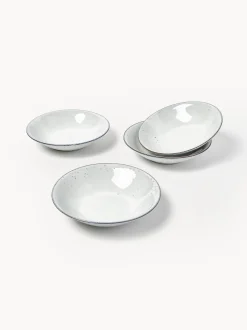 Piatti fondi fatti a mano Nordic Sand 4 pz