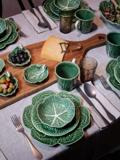 Piatti piani dipinti a mano Cabbage 2 pz