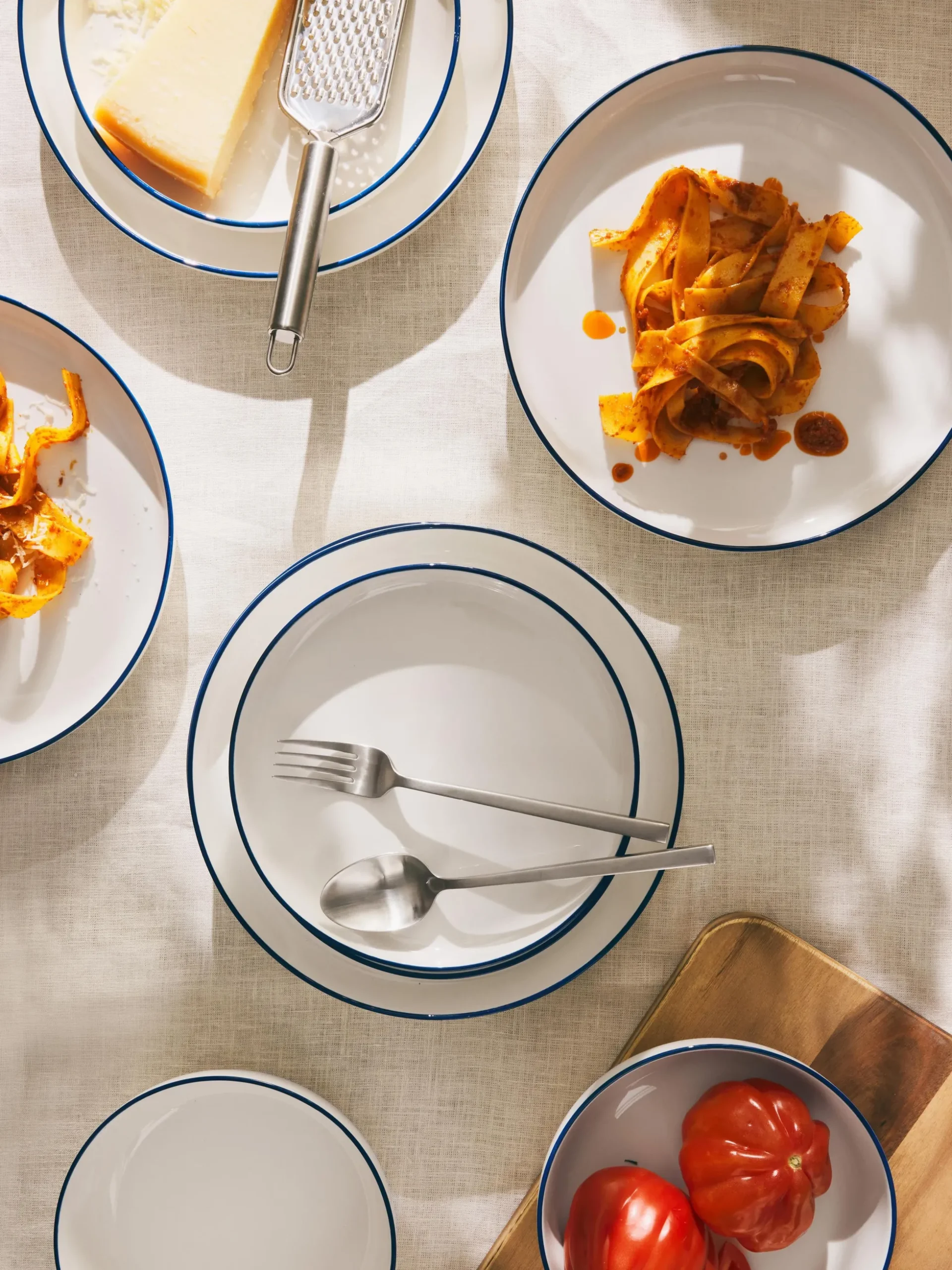 Piatti piani in porcellana Facile 2 pz