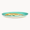 Piatti da colazione con smalto reattivo Feast 2 pz