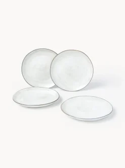 Piattini da dessert fatti a mano Nordic Sand 4 pz