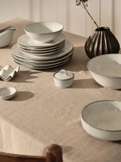 Piattini da dessert fatti a mano Nordic Sand 4 pz