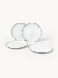 Piatti piani fatti a mano Nordic Sand 4 pz