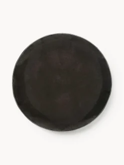 Piatti piani fatti a mano Nordic Coal 4 pz