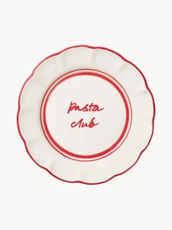 Piatto da colazione dipinto a mano Bistro