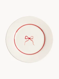 Piatto da colazione dipinto a mano Bow