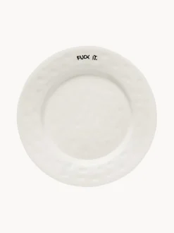 Piatto da colazione dipinto a mano Fuck It
