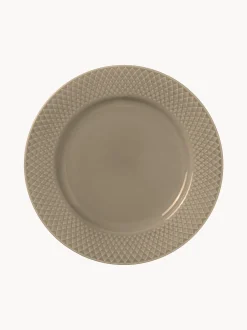 Piatto da colazione in porcellana Rhombe Earth