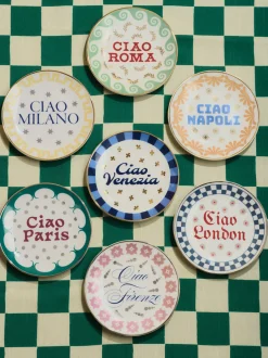 Piatto da dessert Ciao Mondo