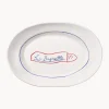 Piatto da portata dipinto a mano Picnic