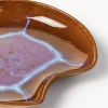 Piatto da portata in gres fatto a mano Shell